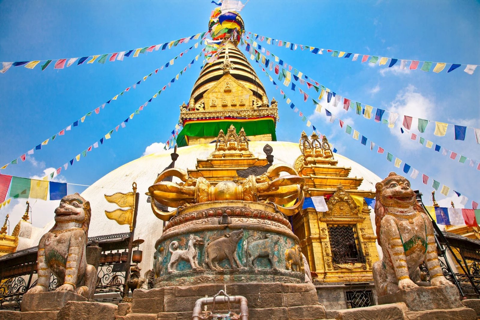 swayambhunath stupa : world heritage sites in nepal